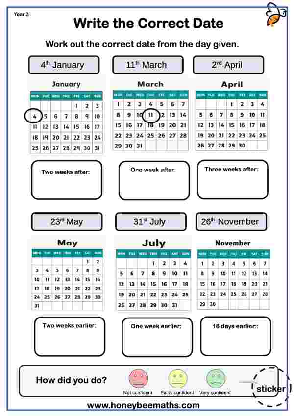 Write the Correct Date